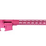 pink 15" m-lok builder set with AR15 lower , and mil-spec upper