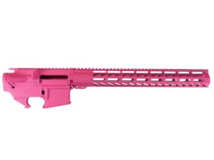 Daytona Tactical Pink AR-15 Builder Set with 15″ M-lok Rail, USA