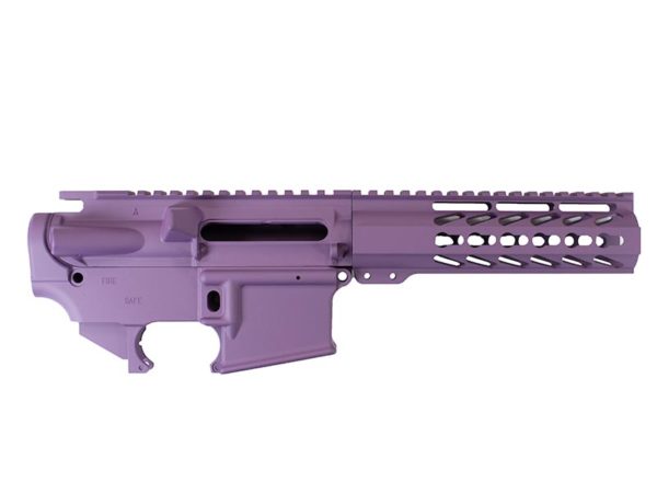 Purple Daytona Tactical AR-15 Builder Set w/ 7″ Keymod Rail, USA