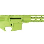 Shop AR-15 Builder Set with 7″ M-lok Rail in Zombie Green, USA