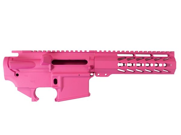 Pink Daytona Tactical AR-15 Builder Set with 7″ Keymod Rail, USA