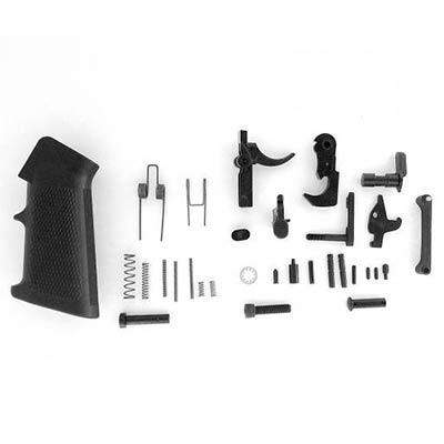 LBE Unlimited Mil-Spec Standard Lower Parts Kit including fire control group and grip