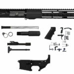 AR15 Pistol 10″ kit with 10″ Riveted Keymod with 80 lower