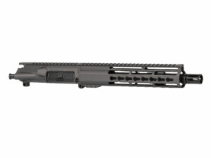 Shop AR-15 10.5 Upper Tungsten Grey Riveted Keymod in USA