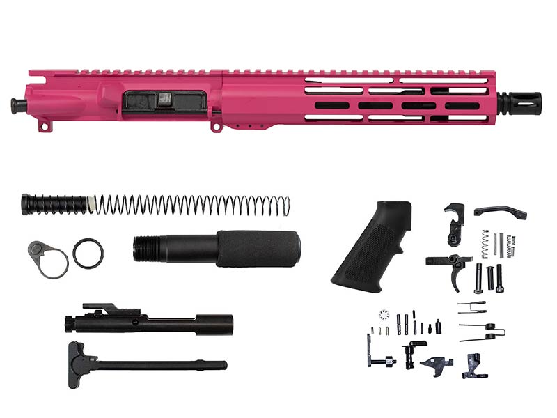 pink 556 pistol kit 10 mlok no lwoer