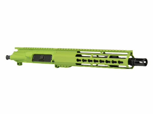 10.5" riveted keymod upper zombie green