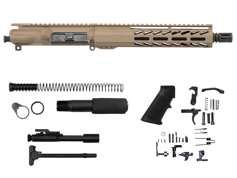 10.5" AR Pistol Kit with House M-lok Handguard in FDE
