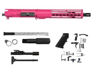 10.5″ Pink AR-15 Pistol Kit 10″ Riveted Keymod - Daytona Tactical