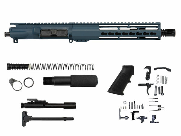 Buy 10.5″ 5.56 Titanium Blue Pistol Kit 10″ Riveted Keymod, USA