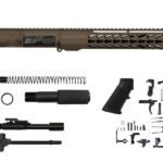 Ar15 Flat Dark Earth Pistol 10.5″ House Keymod Kit No lower