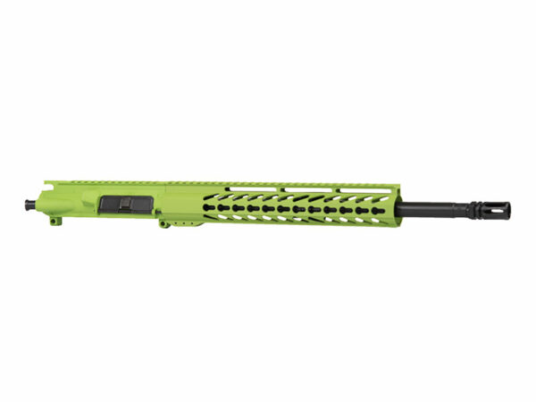16" AR-15 Rifle Kit in Vibrant Zombie Green Finish featuring a 12" Keymod Handguard.