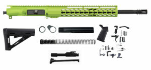 AR15 green 12 inch rifle keymod rail kit