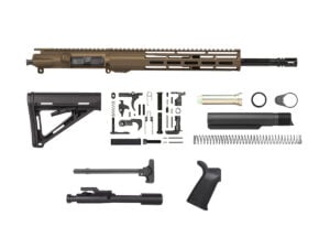 Burnt Bronze 16″ AR15 Rifle Kit 5.56 with 12″ Window M-lok, USA