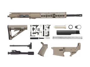 AR-15 Rifle Kit Flat Dark Earth 12″ Riveted Keymod Upper, USA