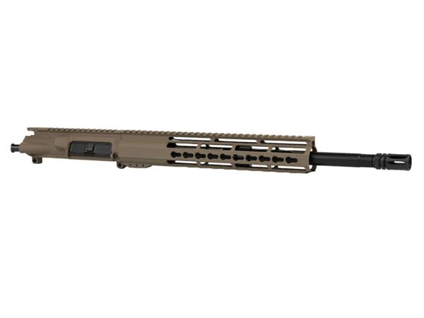 AR-15 Rifle Kit Flat Dark Earth 12" Riveted Keymod Upper Assembled WITH 80% Lower