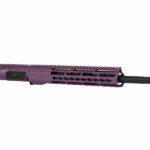 5.56 16″ Purple Rifle upper 12″ Riveted Keymod rail