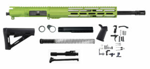 Buy 16″ Zombie Green AR 15 Kit with 12″ Window M-lok in USA