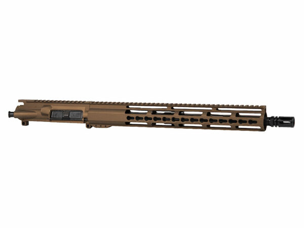 16-inch Burnt Bronze Rifle Kit with 15" Riveted Keymod Handguard