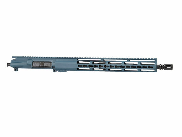 Custom AR15 Build Kit – 16″ Titanium Blue Rifle Kit