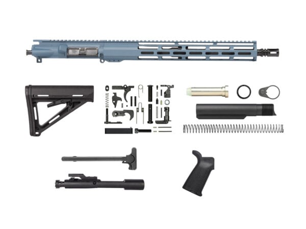 Blue Titanium 16" Rifle Kit 5.56 with 15" Window M-lok