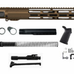 bronze ar15 rifle kit 15 window cut mlok