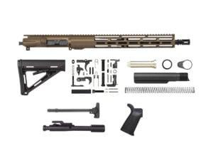 Shop Burnt Bronze 16″ Rifle Kit 5.56 with 15″ Window M-lok, USA