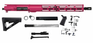 Shop Pink 16″ Rifle Kit 5.56 with 15″ M-lok with Windows in USA