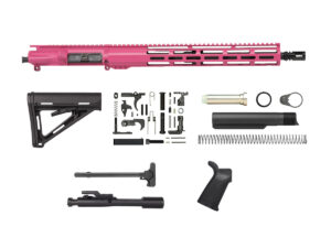 Shop Pink 16″ Rifle Kit 5.56 with 15″ M-lok with Windows in USA
