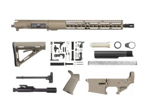 Flat Dark Earth 16″ Kit 5.56 15″ Riveted Keymod with Lower, USA