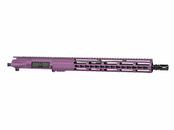 Purple 16" Rifle Kit 5.56 with 15" Riveted Keymod Handguard