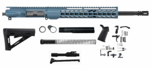 AR15 titanium blue rifle kit 12 house keymod rail