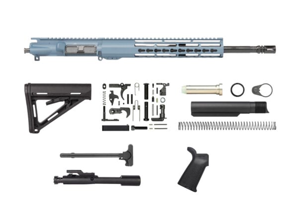 Buy Titanium Blue 16″ AR15 Kit With 12″ Riveted Keymod in USA