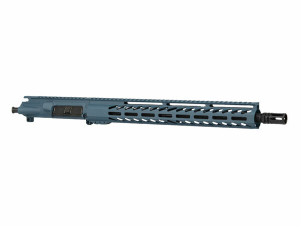 Custom Blue Titanium Rifle Kit for AR15 with 15" M-lok Handguard
