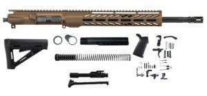 Buy Burnt Bronze 16″ Rifle Kit 5.56 with 12″ House M-lok Online