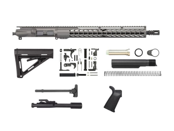 Buy Tungsten Grey 16″ Rifle AR-15 with 15″ House Keymod, USA