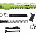 16" Zombie Green AR-15 Rifle Kit 15" Keymod Handguard With no 80% Lower