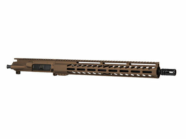 Daytona's 16" Burnt Bronze 5.56 Rifle Kit with a 15" M-LOK - Excludes 80% Lower.