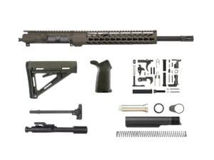 Shop OD Green 16″ AR-15 Rifle Kit with 12″ House Keymod, USA