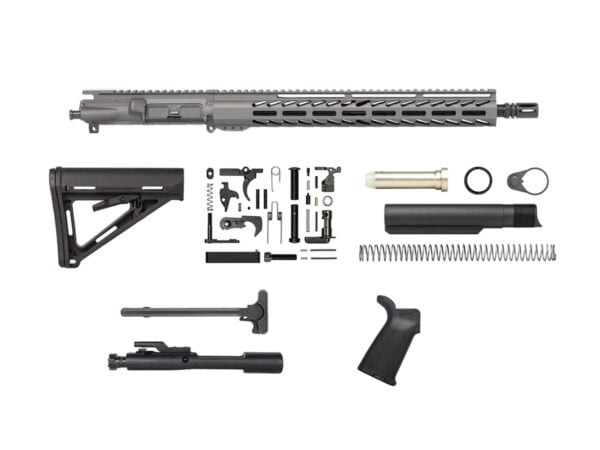 Shop Tungsten Grey 16″ Rifle Kit 5.56 with 15″ House M-lok, USA