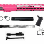 Stylish and Functional: Pink AR-15 Rifle Kit No 80% Lower