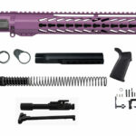 The allure of Daytona’s Purple 16-inch Rifle Kit complemented by a 15" Keymod Handguard.