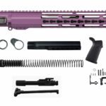 AR15 purple rifle kit 15 keymod rail