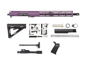 Buy AR-15 Purple 16″ Rifle Kit with 5.56 15″ Riveted Keymod, USA