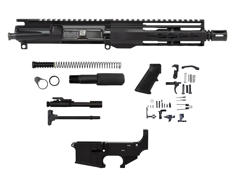 7 Pistol Riveted Keymod kit with lower
