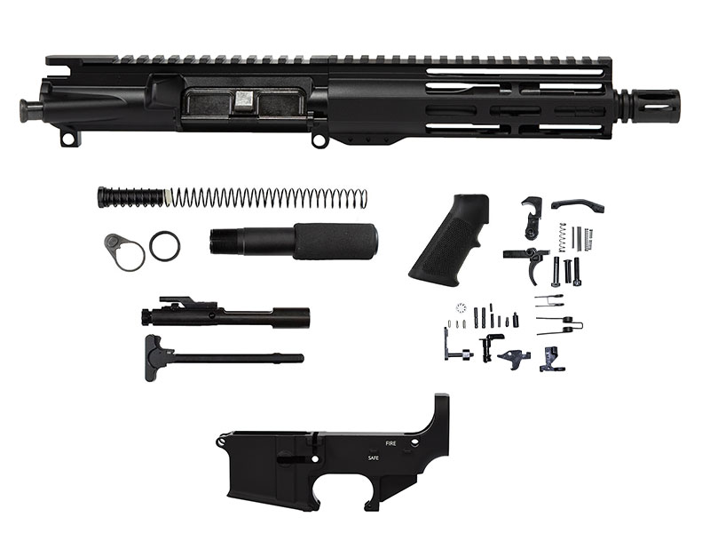 5.56 pistol kit 7 inch mlok windows rail