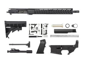 AR-15 Rifle Kit 15″ Ghost Keymod Upper Assembled 80% Lower