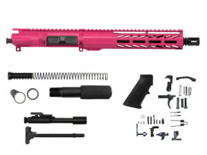 ar15 pistol kit in pink 10 inch mlok
