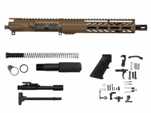 Buy 10.5″ Burnt Bronze AR-15 Pistol Kit with10″ House M-lok, USA