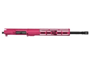 Shop AR15 16" Pink Upper 12" Window M Lok Handguard in USA