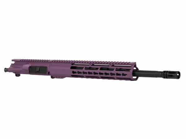16" AR-15 Purple Upper 12" Riveted Keymod Handguard